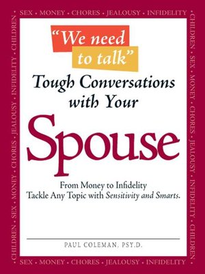 cover image of We Need to Talk--Tough Conversations With Your Spouse